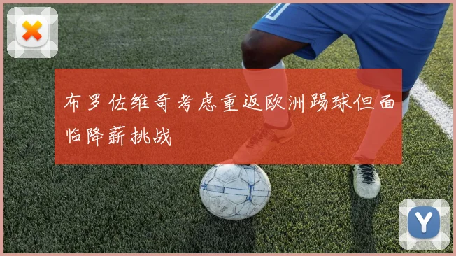 布罗佐维奇考虑重返欧洲踢球但面临降薪挑战