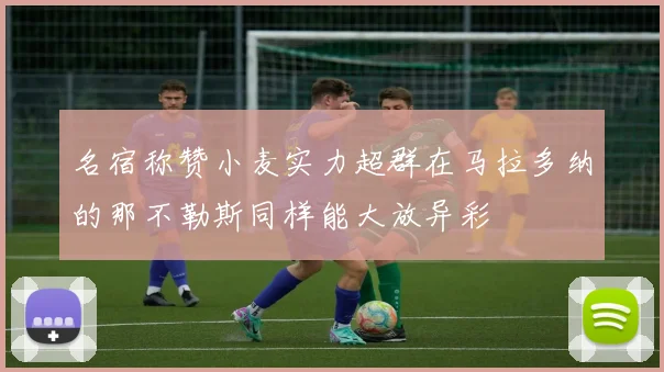 名宿称赞小麦实力超群在马拉多纳的那不勒斯同样能大放异彩